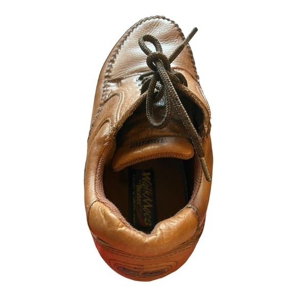 Dexter WALK MOCCASINS Light Brown Leather Lace Up Size 9 Very Good Shape - Picture 8 of 10